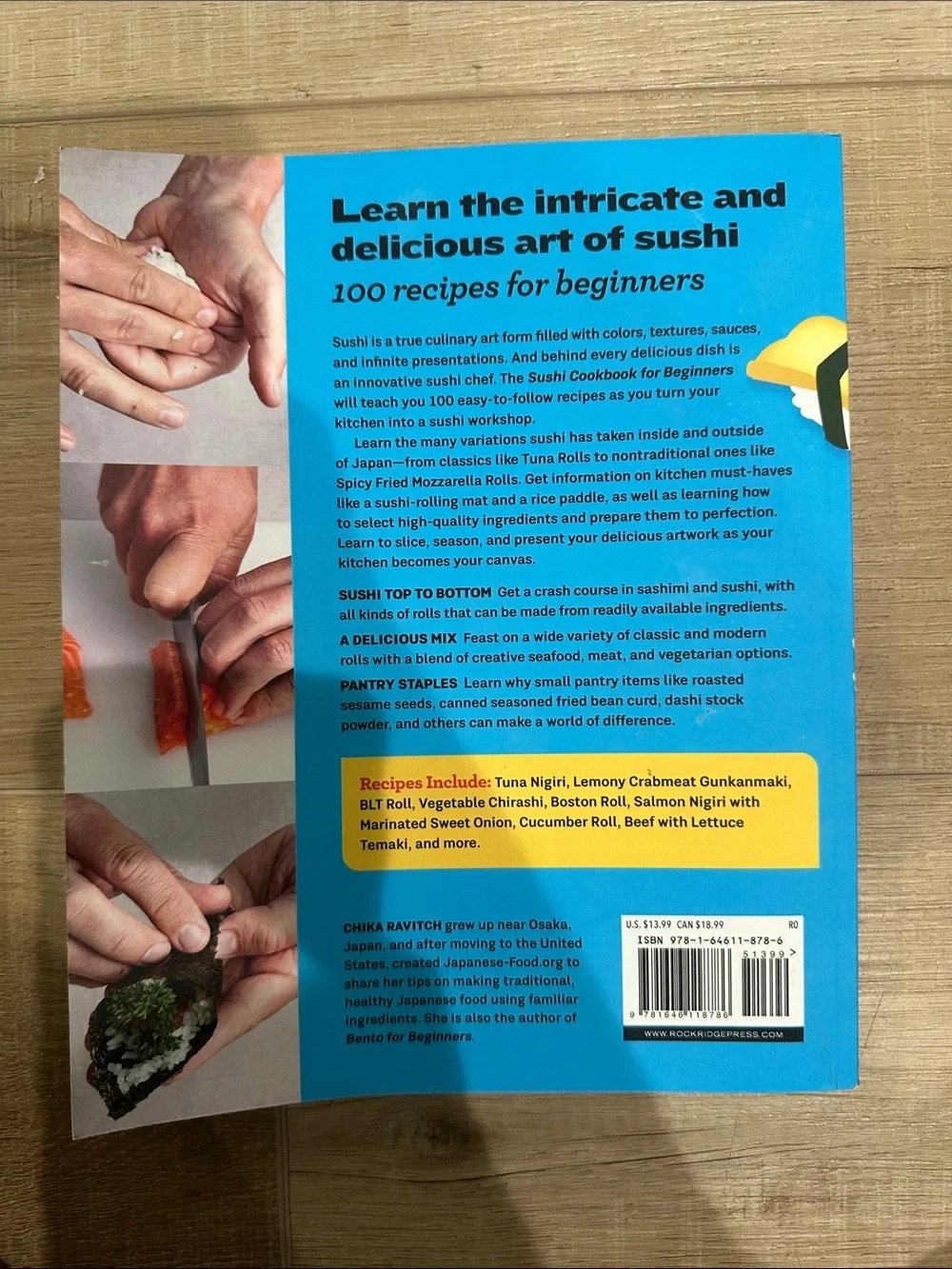 Sushi Cookbook for Beginners + Sushi Making Kit